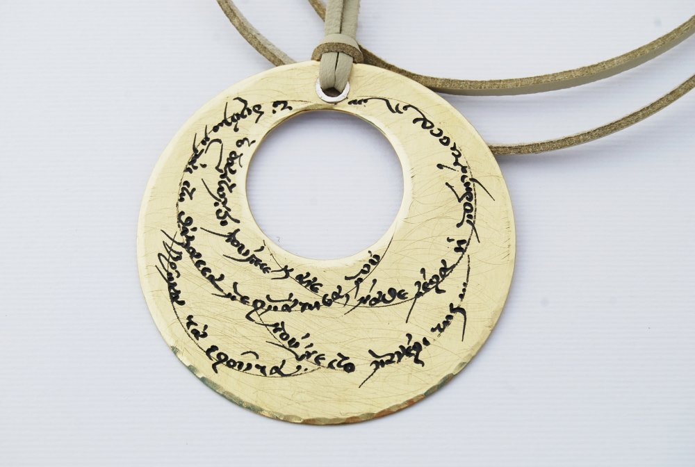 PENDANT <span>BRONZE "The Bicycle Girl"</span>